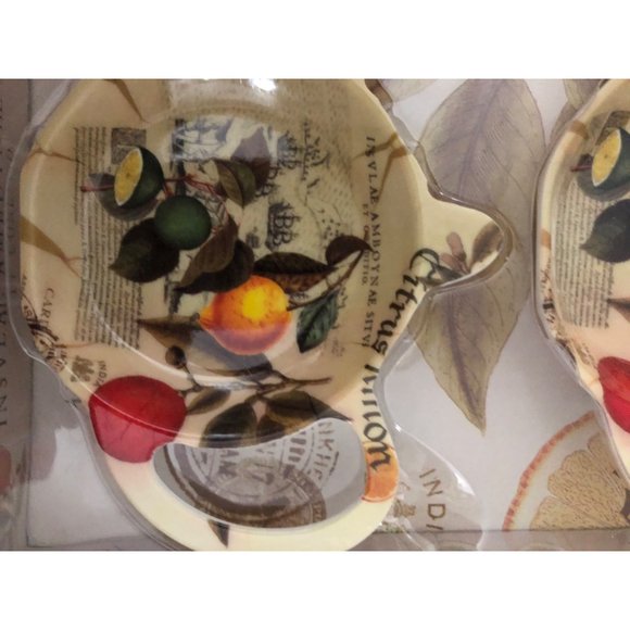 Home Essentials and Beyond Fruit Decor Water Glass Coasters - Picture 6 of 7